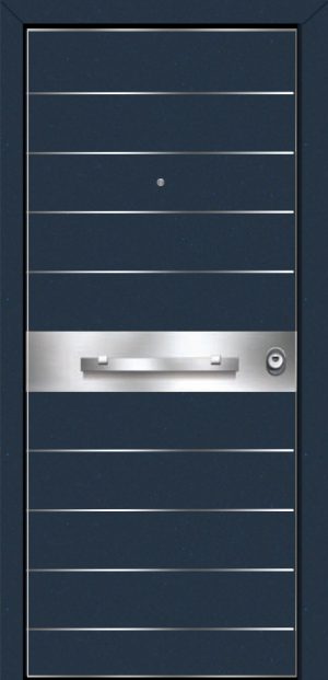 θωρακισμένη πόρτα EL 01R INOX