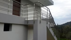 Κάγκελο τύπου inox KX10