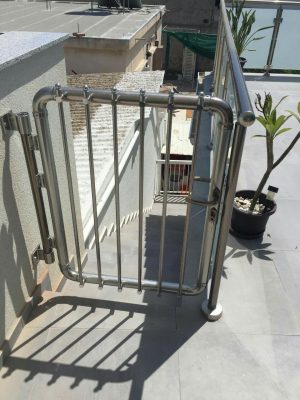 Κάγκελο τύπου inox KX04